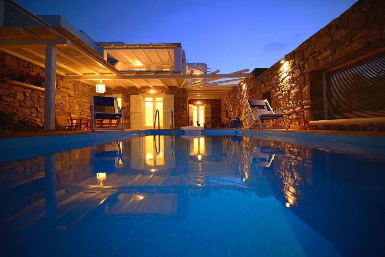 Allaya,Panormos villa private pool Exterior foto