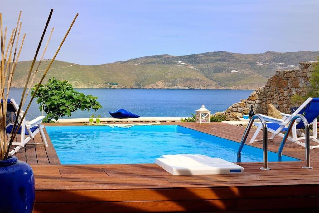 Allaya,Panormos villa private pool Exterior foto